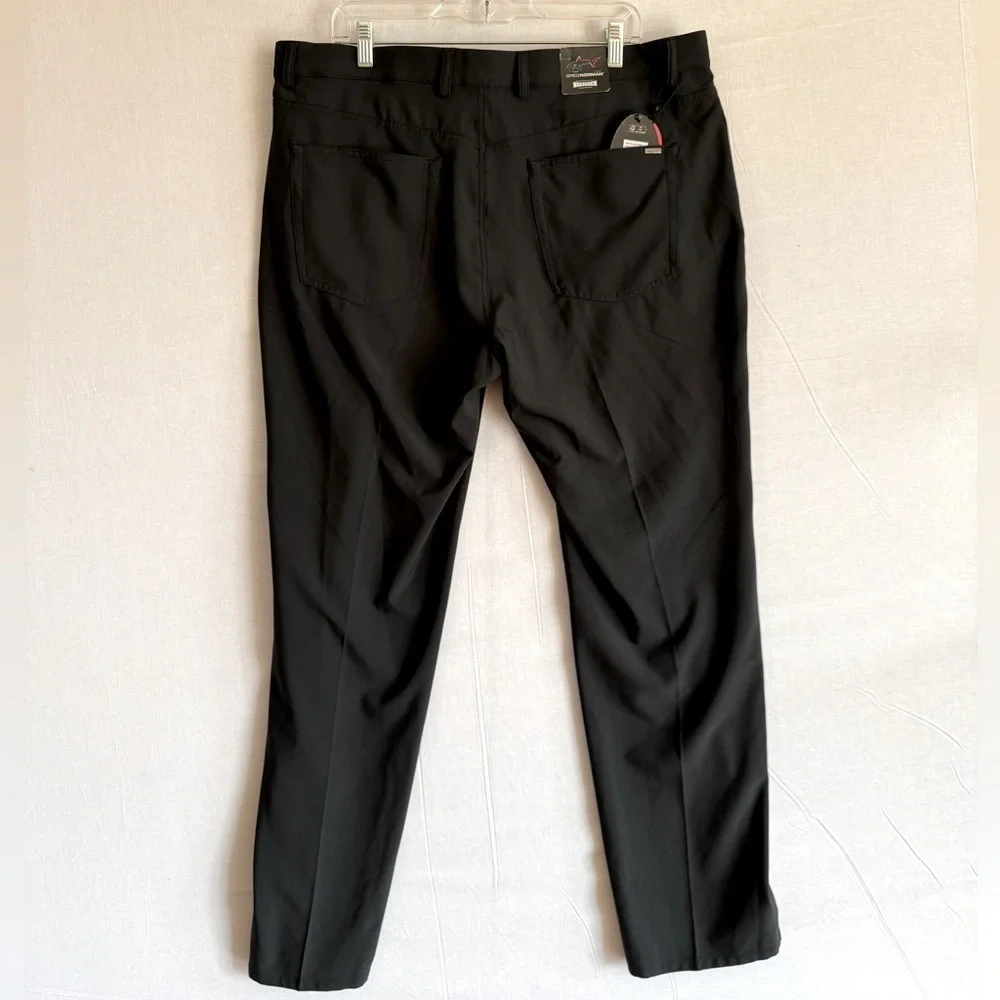 Greg Norman Black Performance Stretch Golf Pants 38x32 NWT